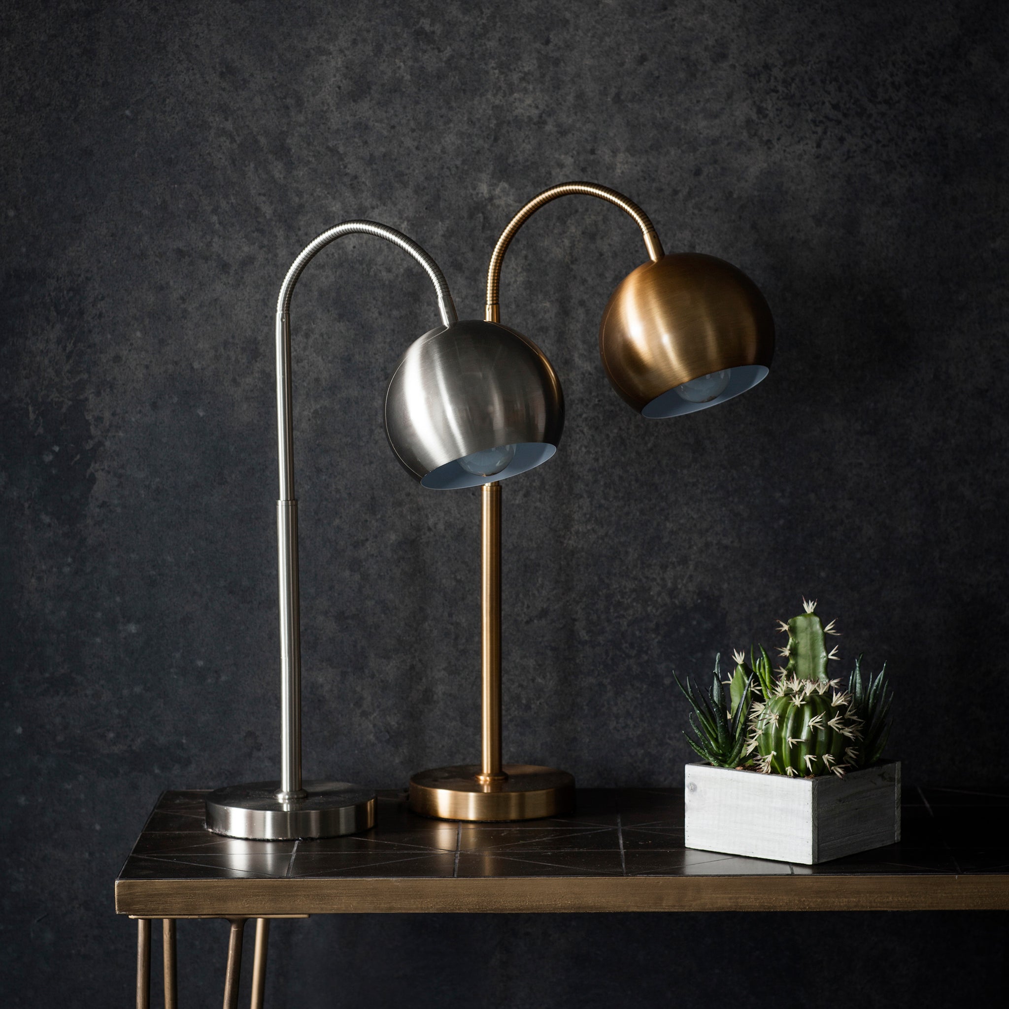 Bale Table Lamp Chrome