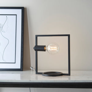 Circle Rectangle Table Lamp