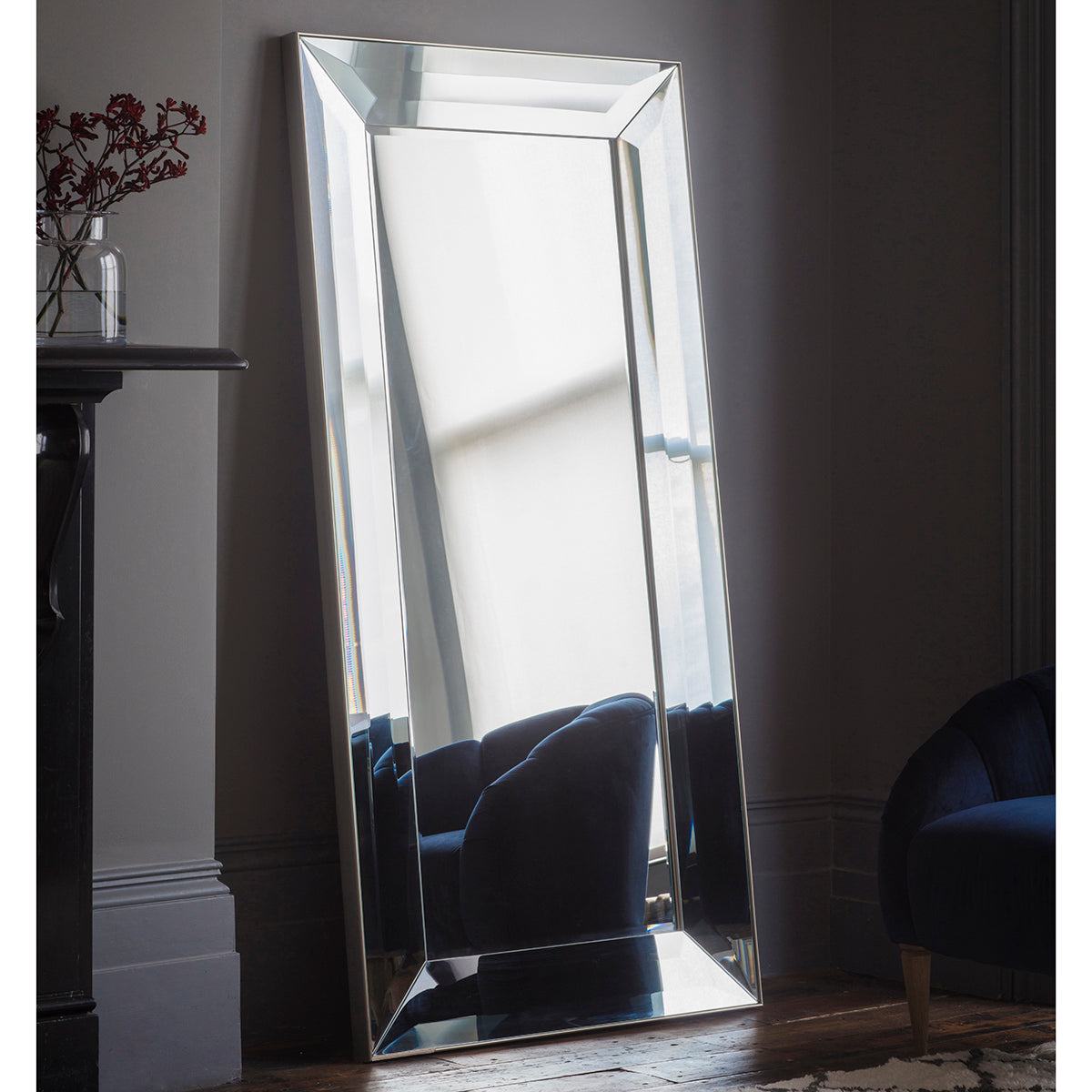 Carrera Leaner Mirror Silver