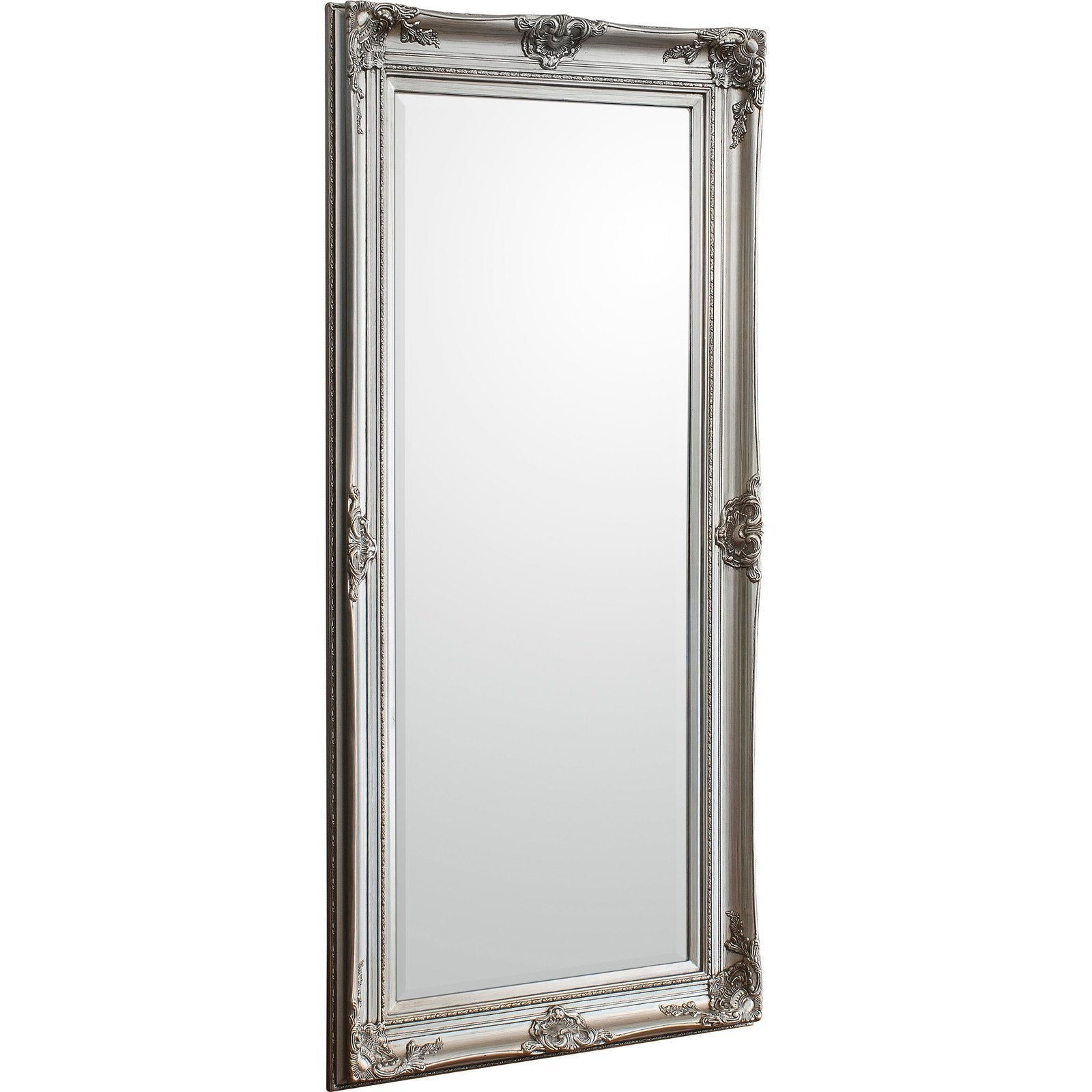 Harlow Leaner Mirror Antique Silver