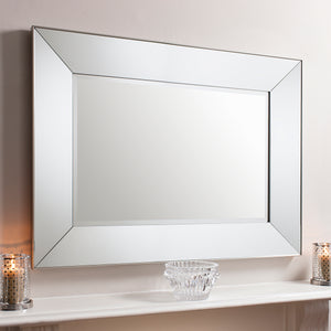 Vasco Rectangle Mirror Silver
