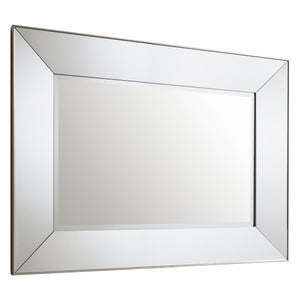 Vasco Rectangle Mirror Silver
