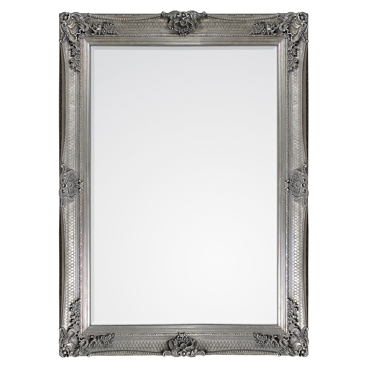 Abney Rectangle Mirror Silver