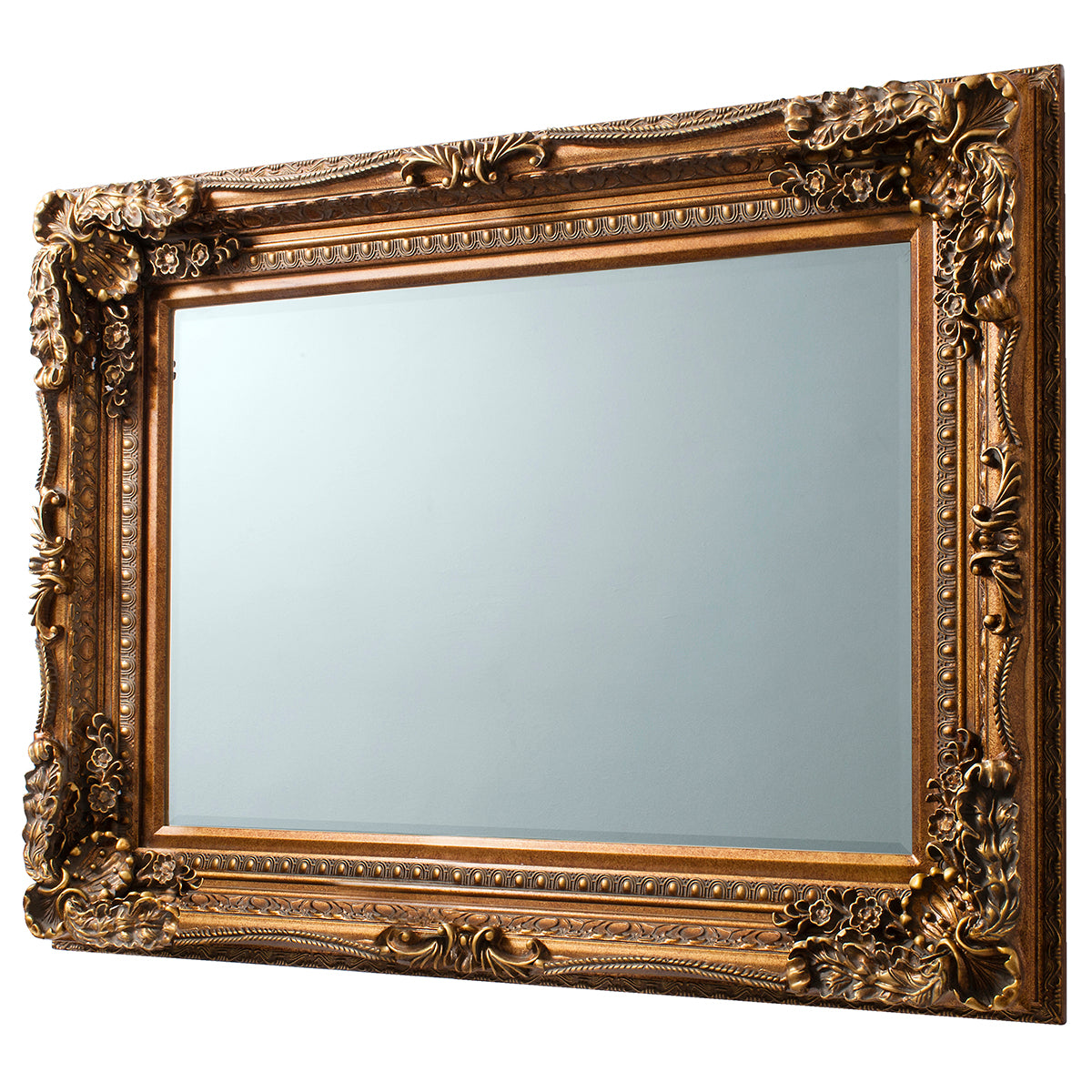 Carved Lewis Mirror Gold