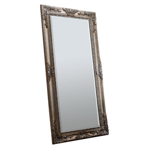 Hampstead Leaner Mirror Antique Silver