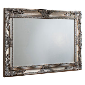 Hampstead Rectangle Mirror Ant Silver