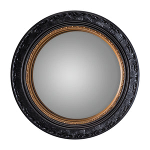 Langden Convex Mirror Black with Gold