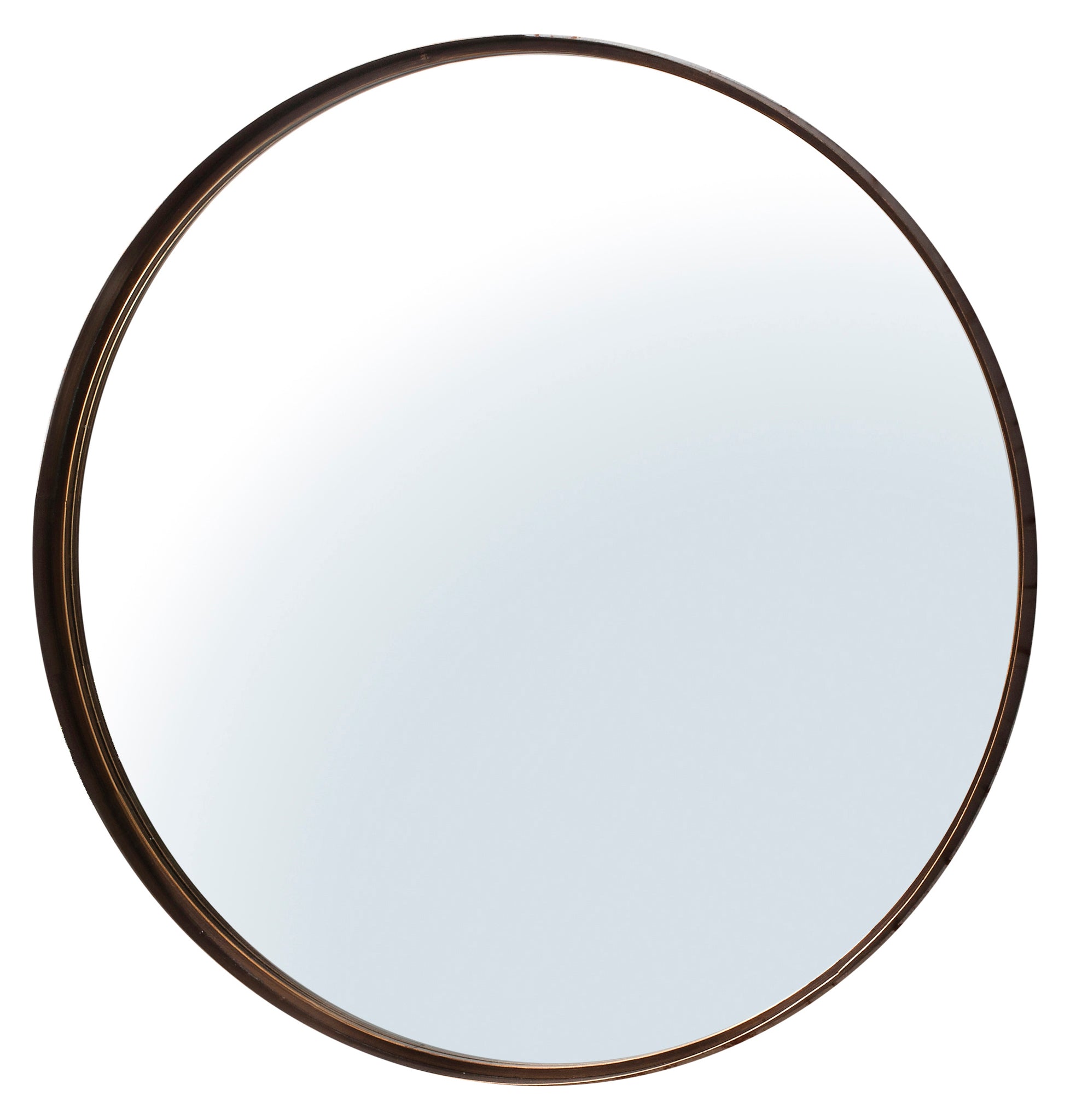 Greystoke Round Mirror Black