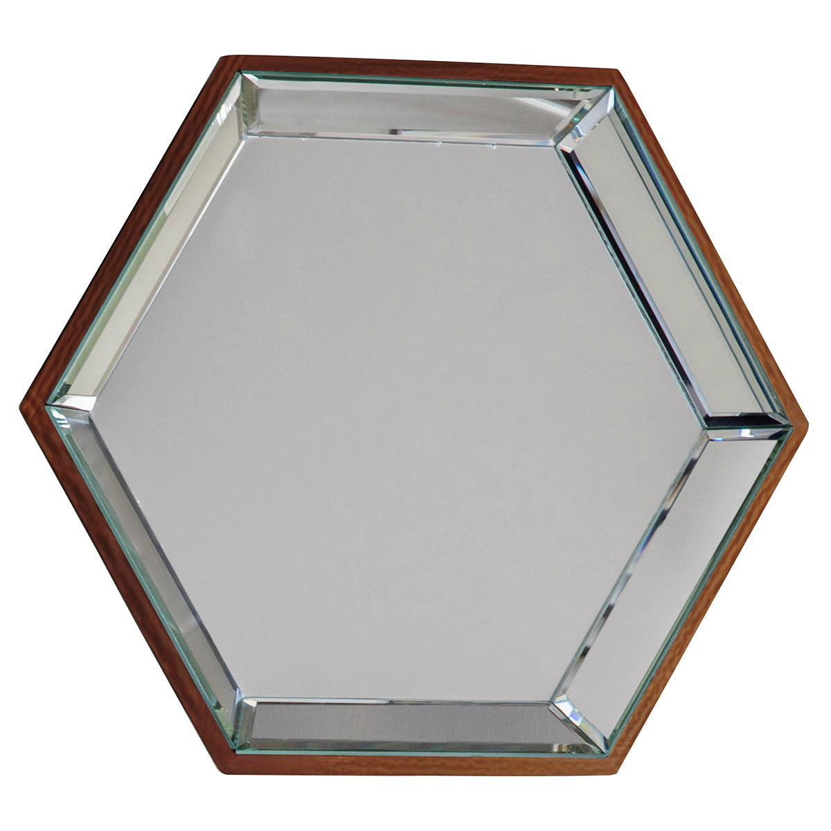 Hexagon Mirror Set of 6