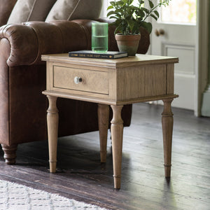 Muscat 1 Drawer Side Table