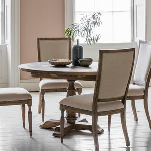 Muscat Round Extending Dining Table
