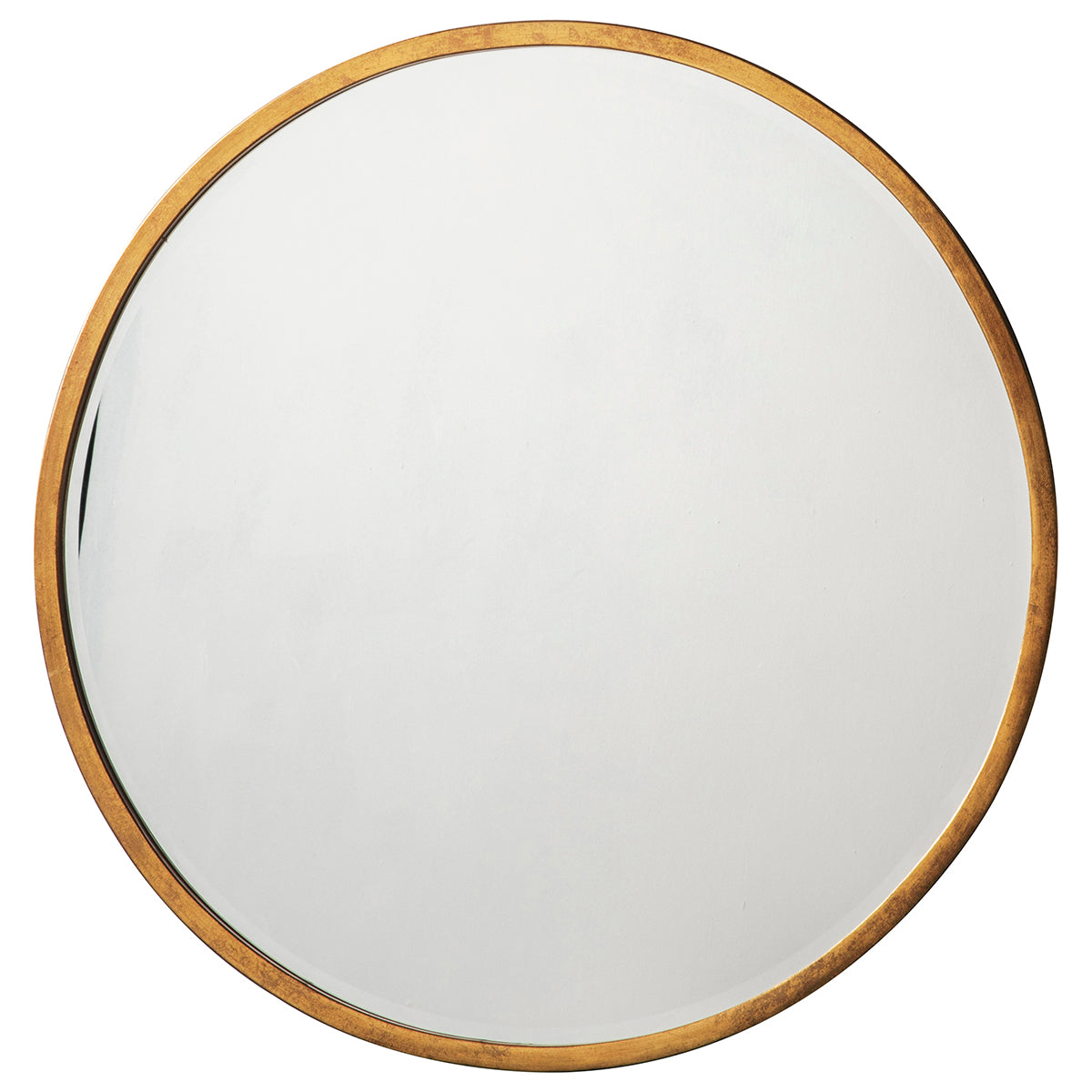 Higgs Round Mirror Antique Gold 80 x 80 cm