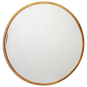Higgs Round Mirror Antique Gold 80 x 80 cm