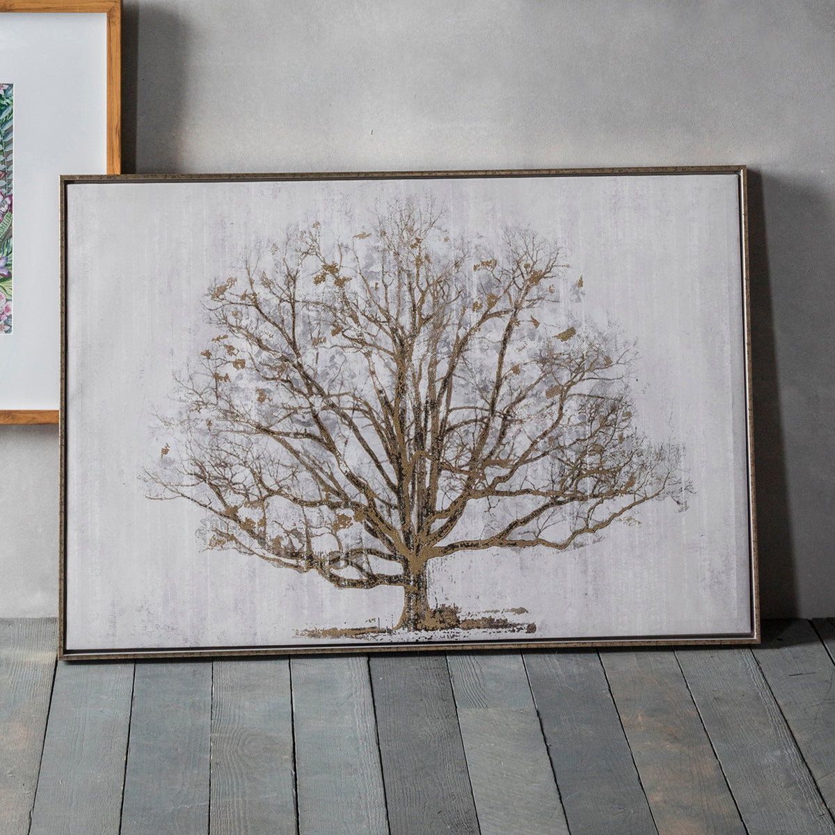 Golden Tree Framed Art