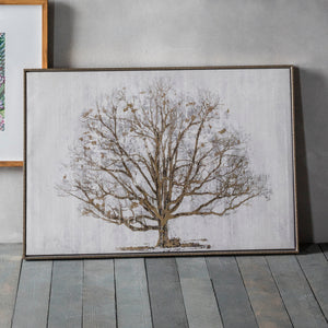 Golden Tree Framed Art
