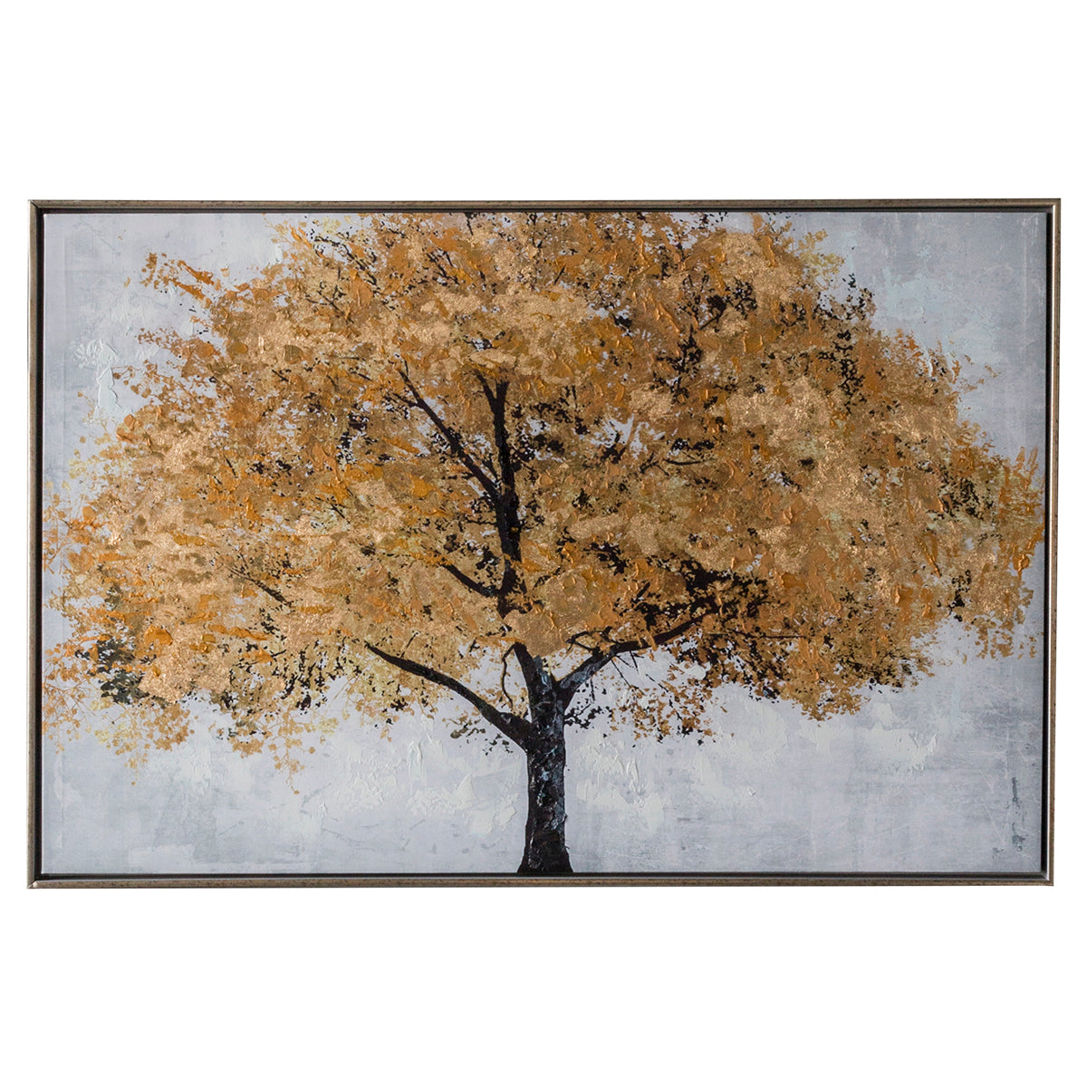 Golden Tree Framed Art