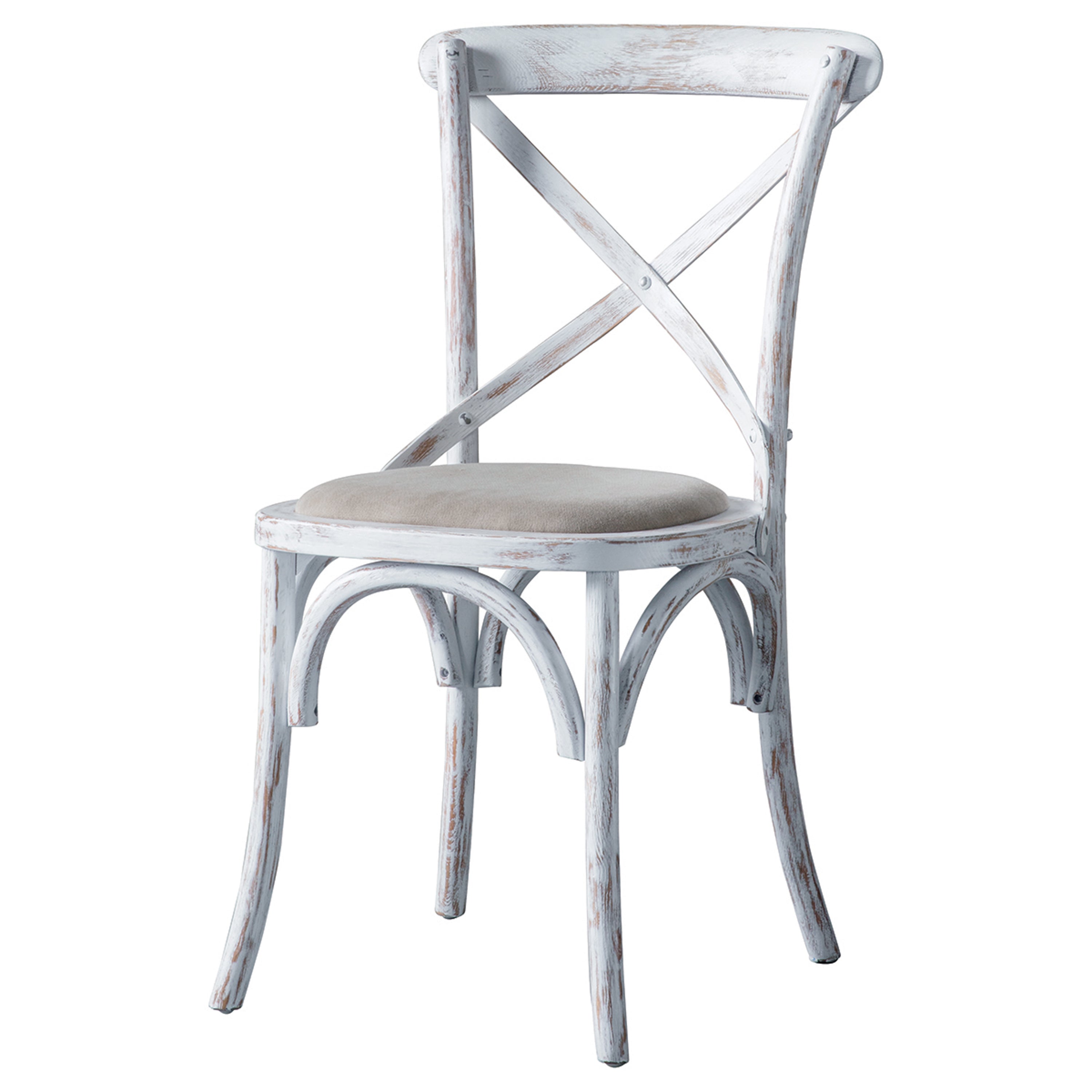 Caffe Chair White Set of 2