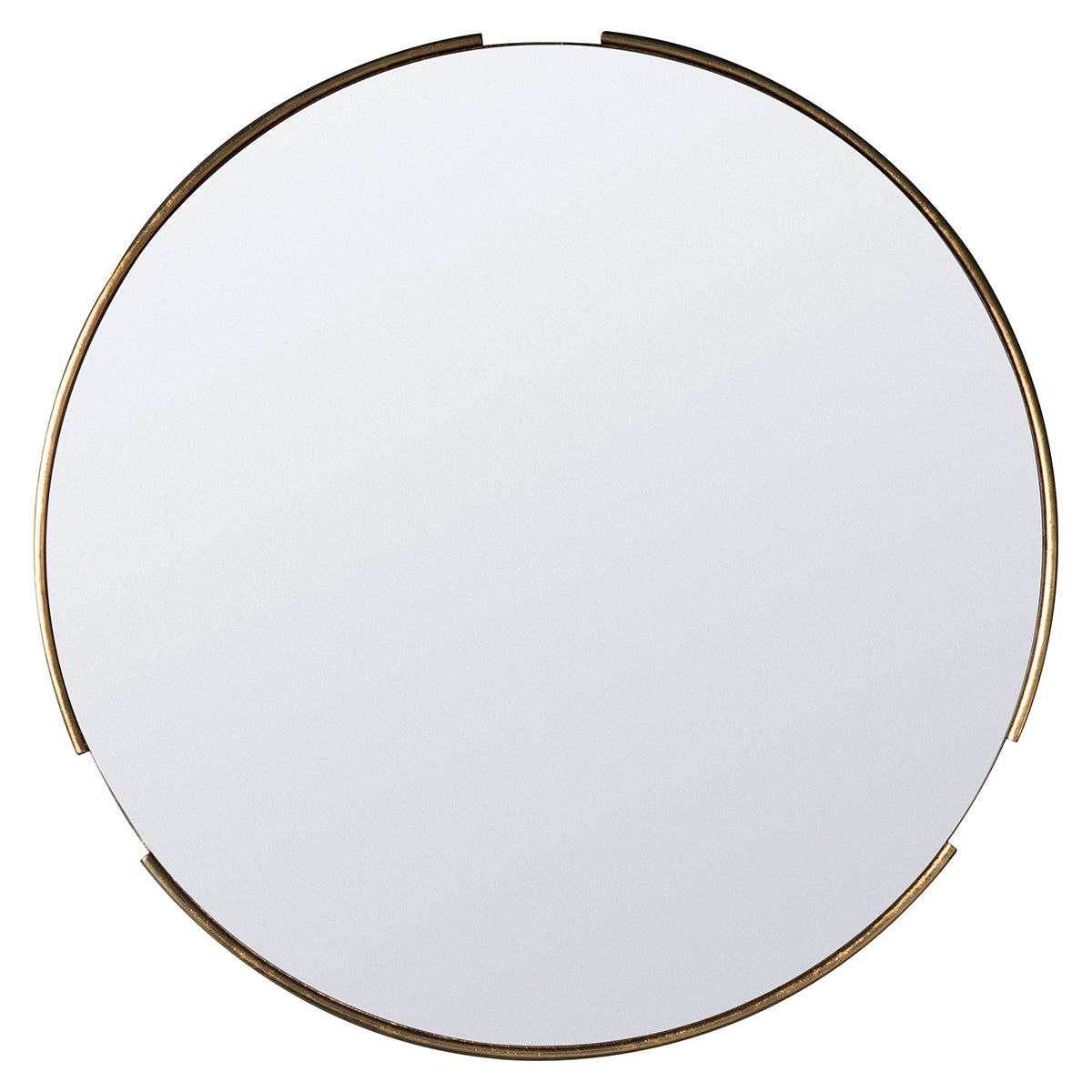 Fitz Round Mirror Gold