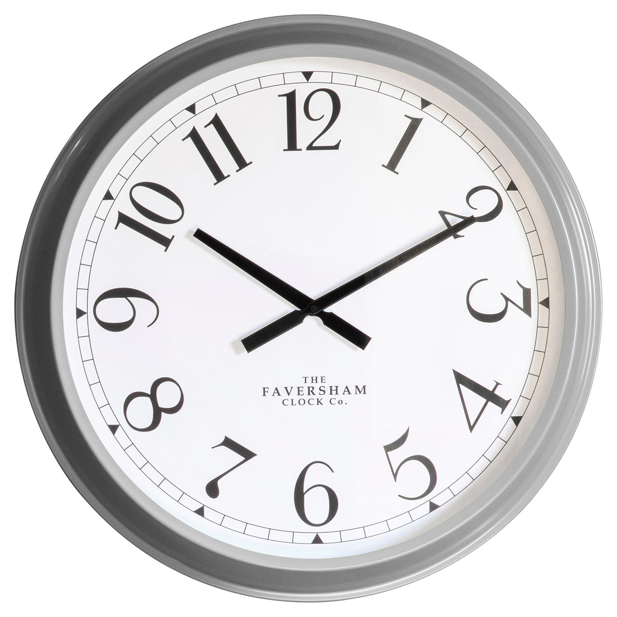 Vern Clock Fossil Grey