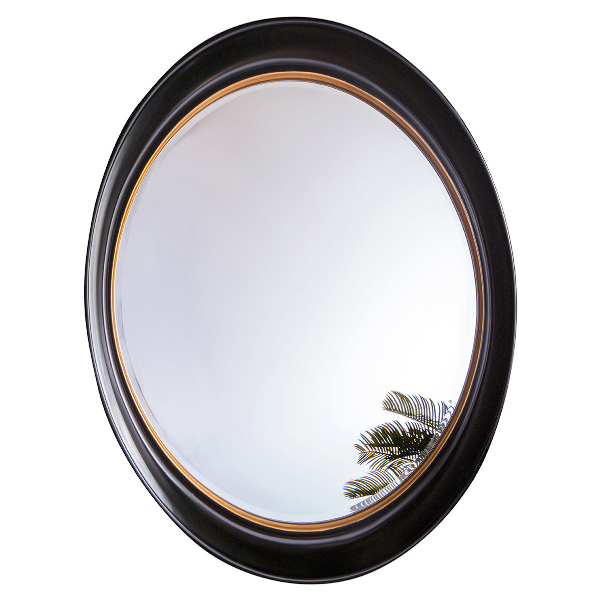 Carrick Mirror Black and Gold