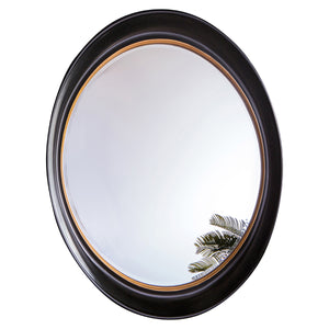 Carrick Mirror Black and Gold