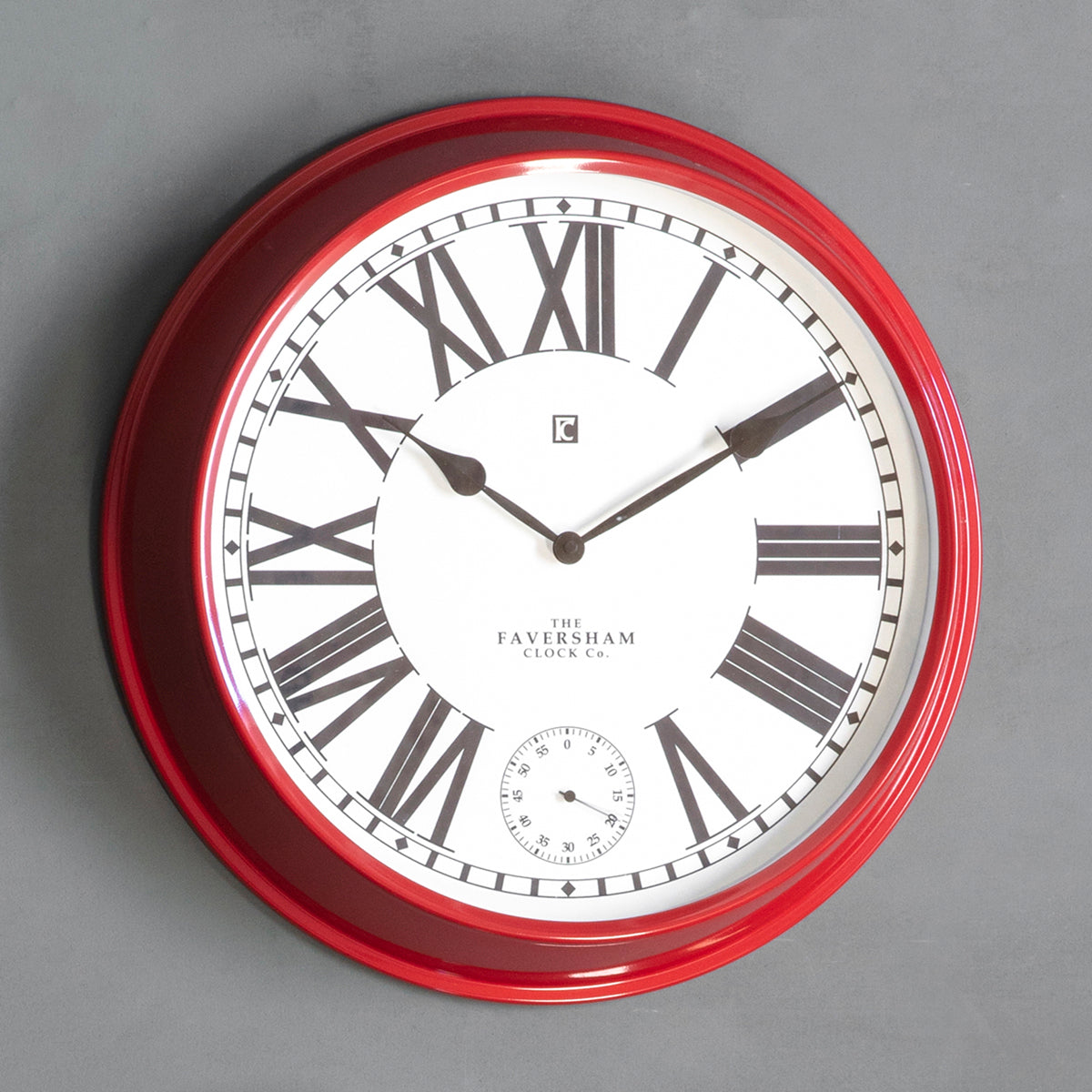Concordia Clock Red