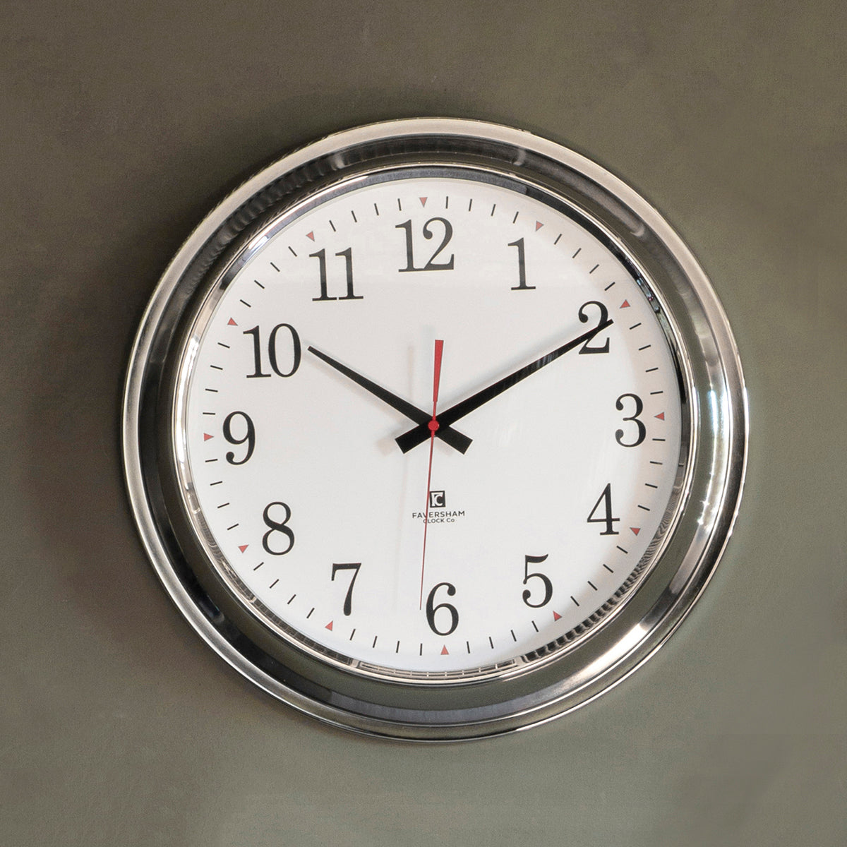 Wistow Clock Chrome