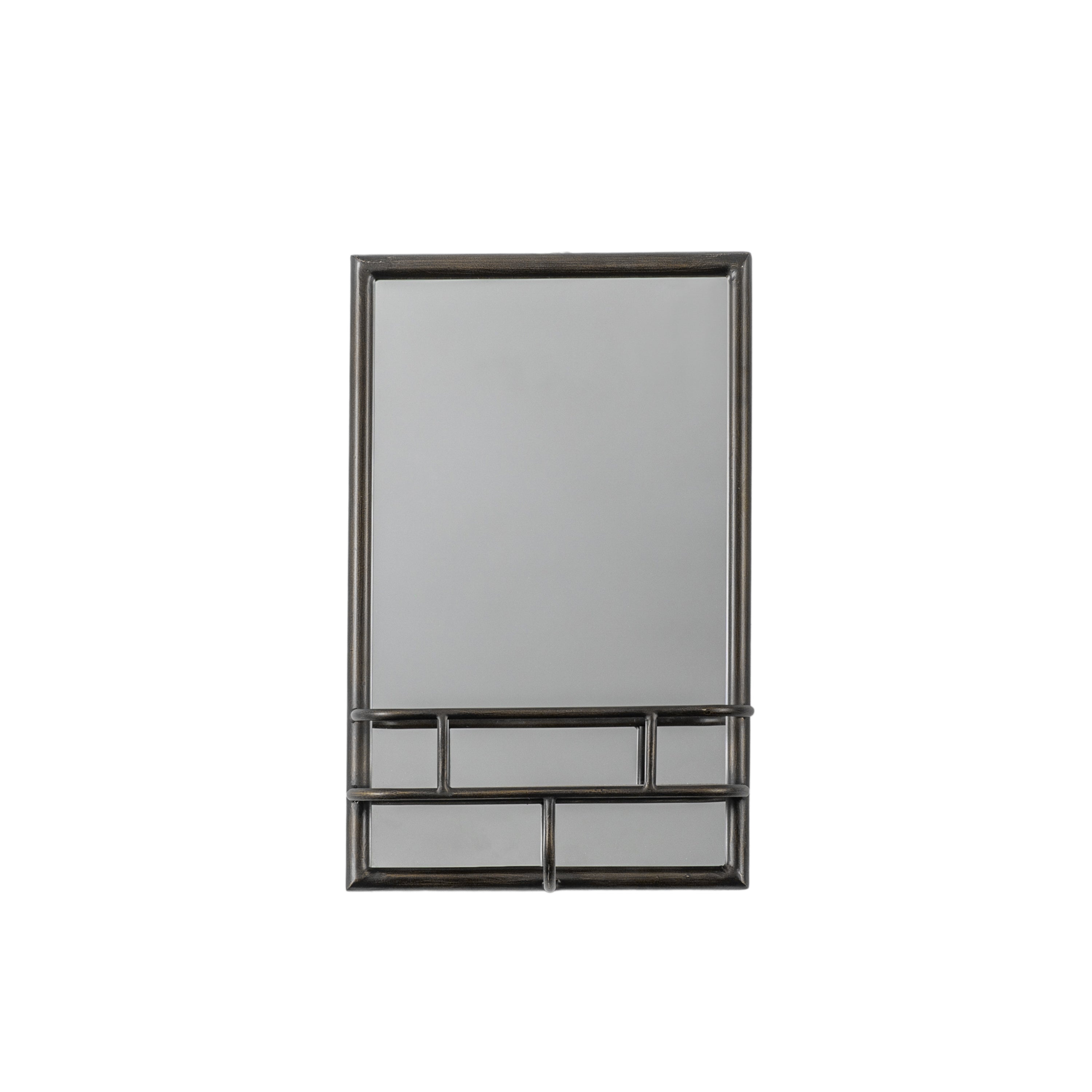 Milward Rectangle Mirror Black