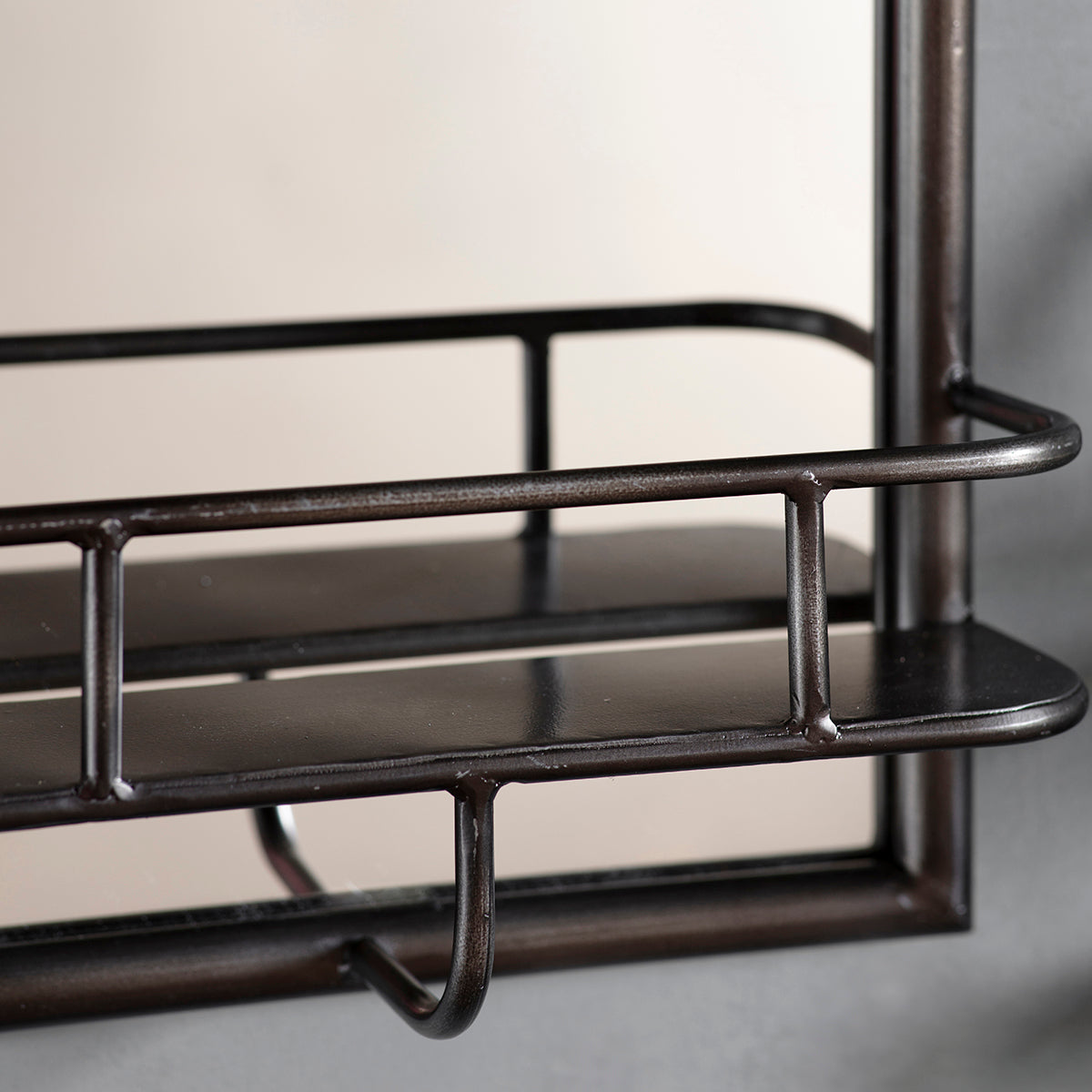 Milward Rectangle Mirror Black
