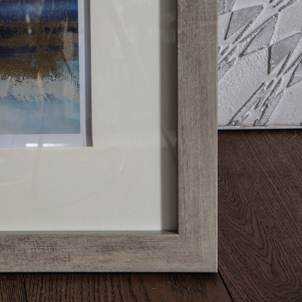 Aqua Framed Art Set of 2