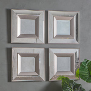 Madri Square Mirror Set of 4