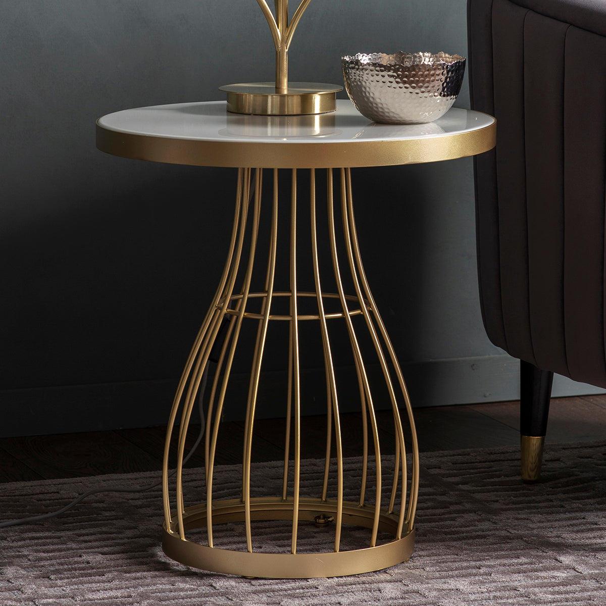 Southward Side Table Champagne