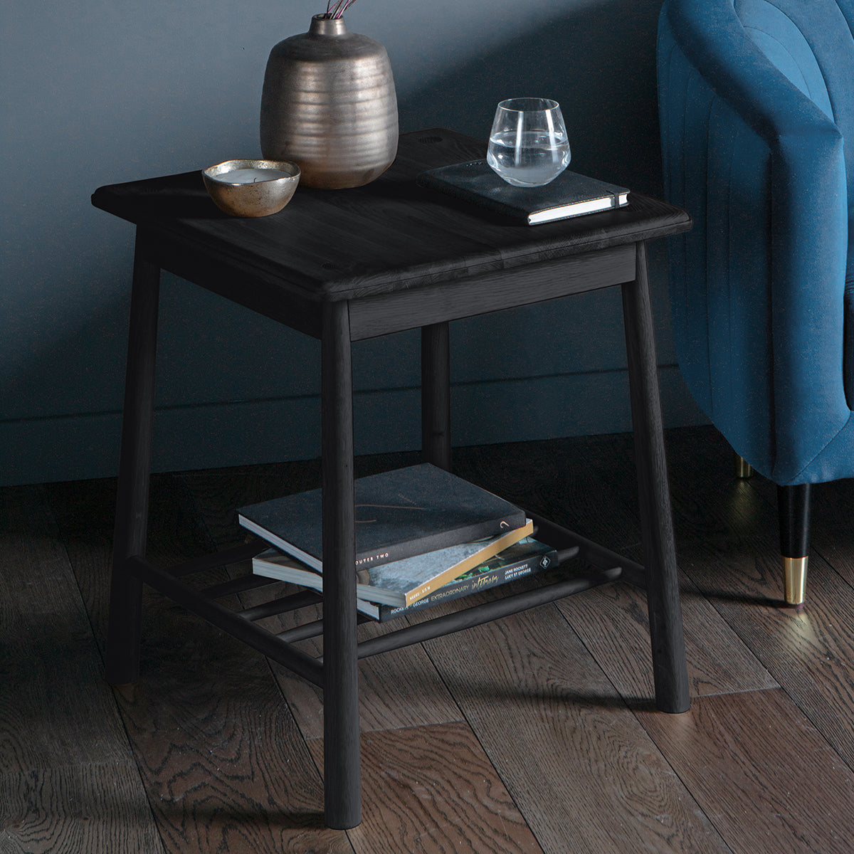Coombe Side Table Black
