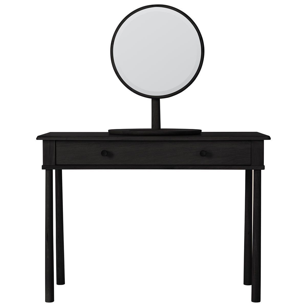 Coombe Dressing Table With Drawer Black