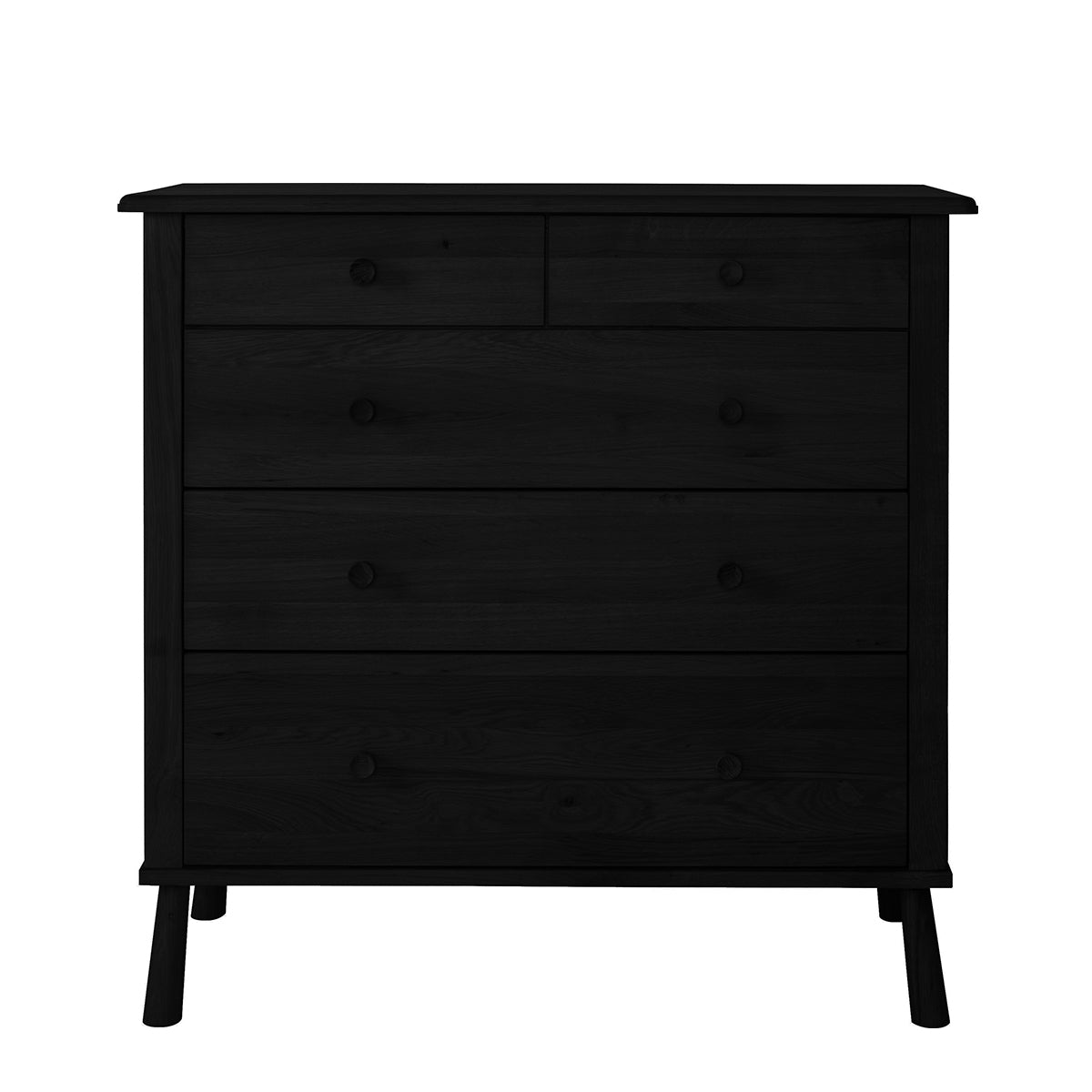 Coombe 5 Drawer Chest Black