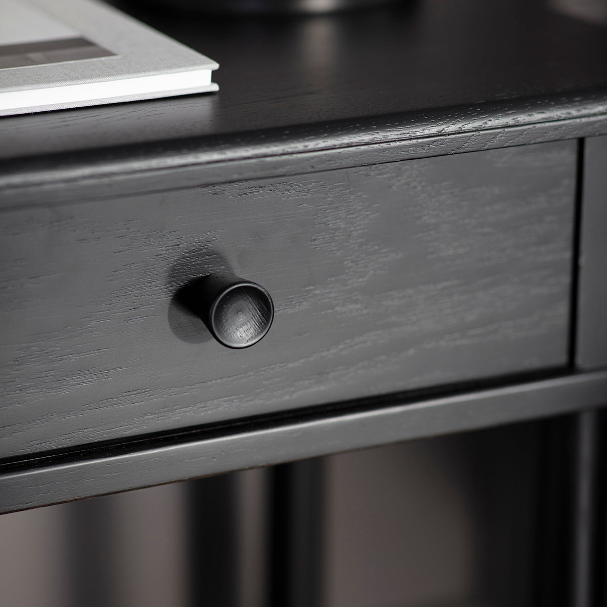 Coombe 1 Drawer Bedside Black