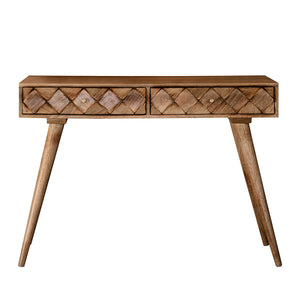 Tuscan Console Table Burnt Wax