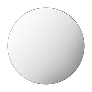 Bowen Round Mirror Silver
