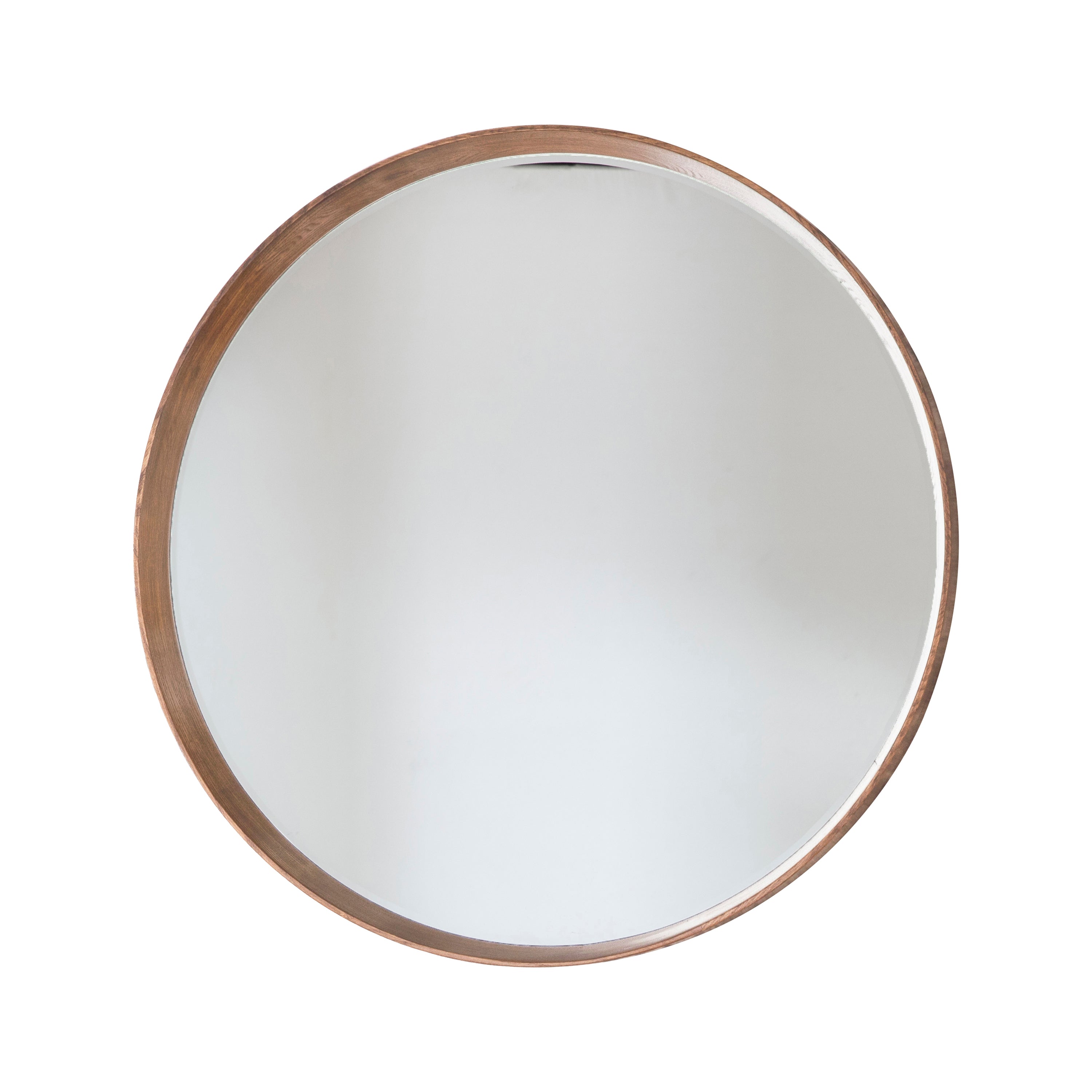 Keats Round Mirror Oak 100 cm