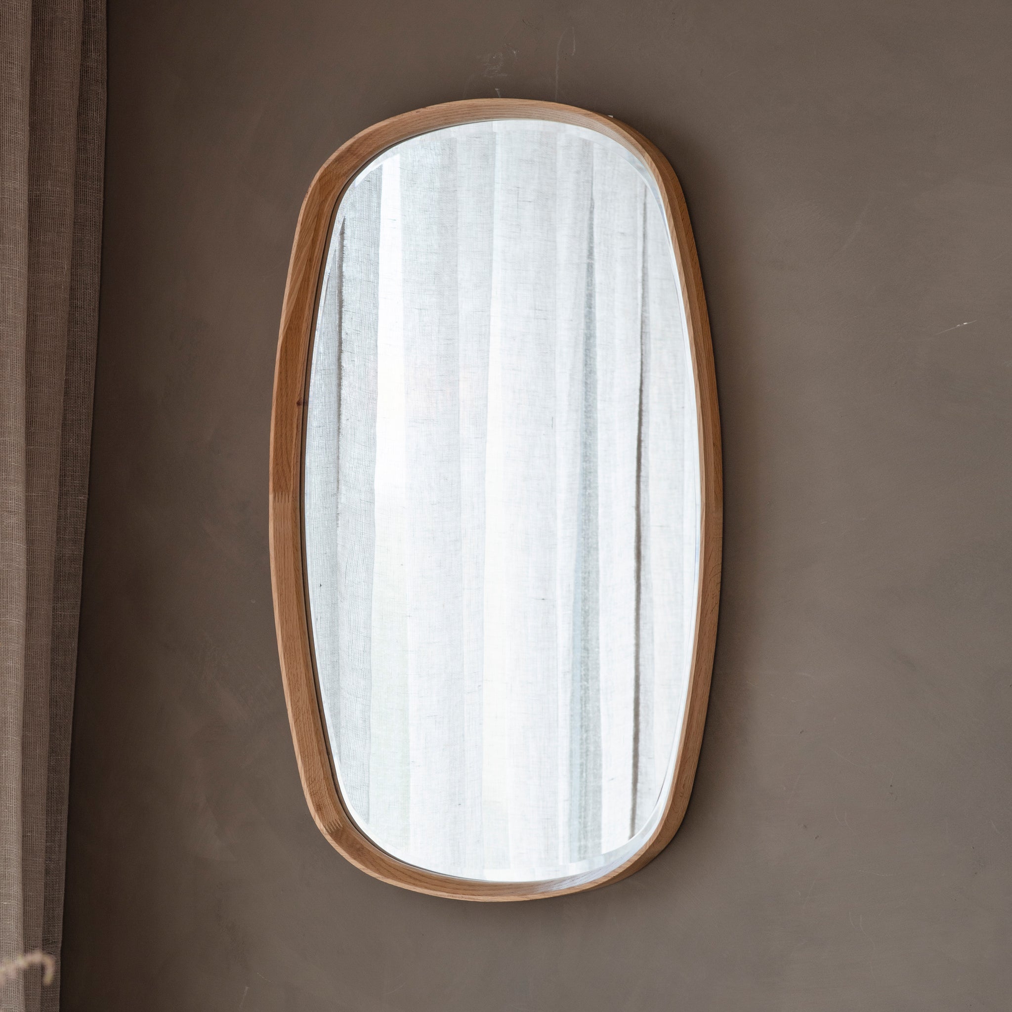 Keats Mirror Oak