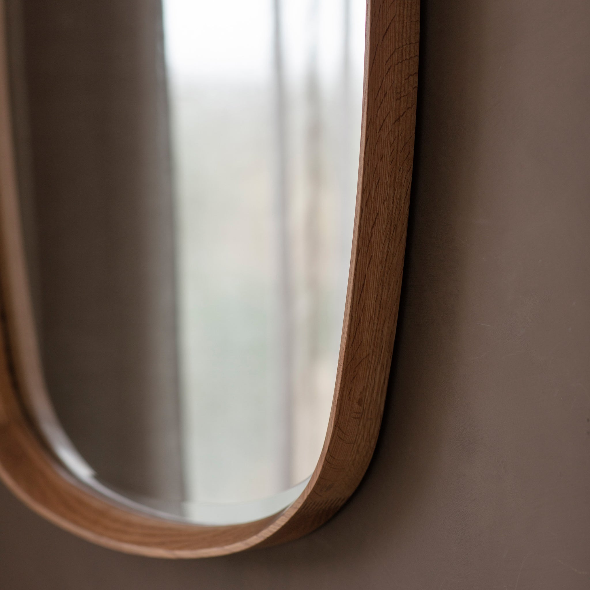 Keats Mirror Oak