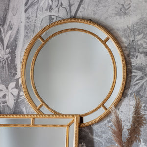 Frank Round Mirror Gold