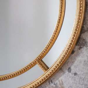 Frank Round Mirror Gold