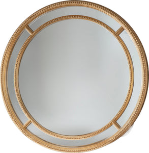 Frank Round Mirror Gold