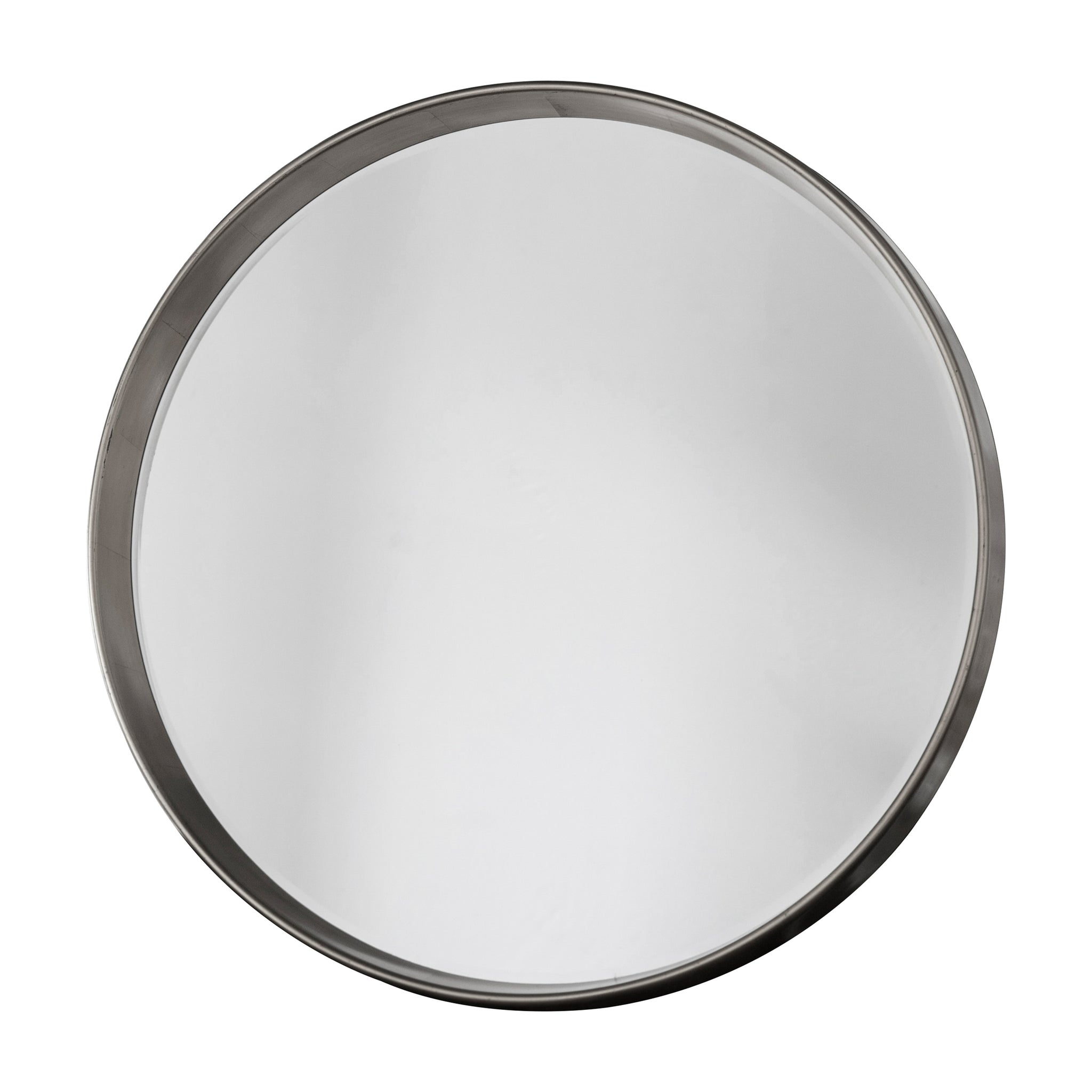 Harry Round Mirror Silver