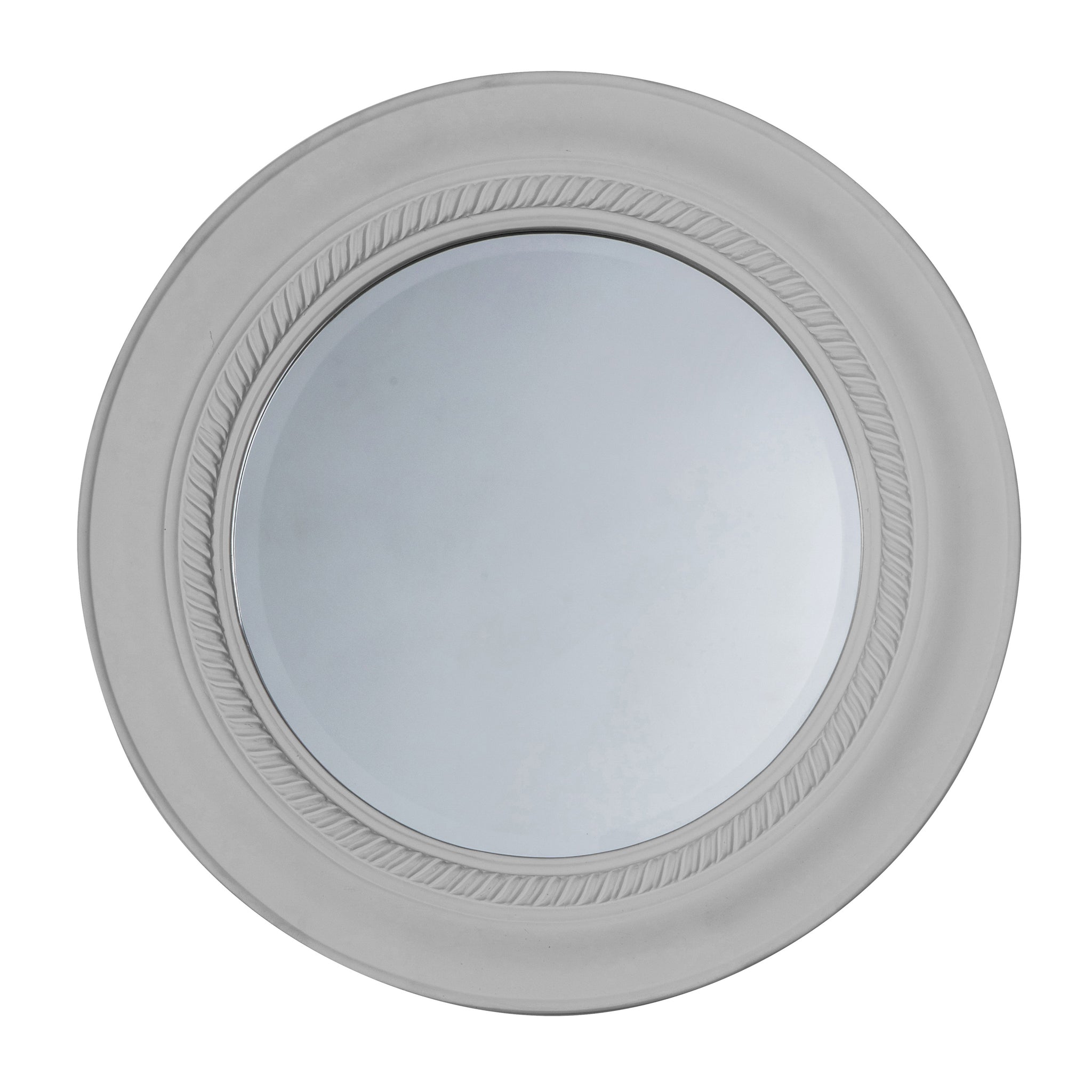Neesen Round Mirror Distressed Grey