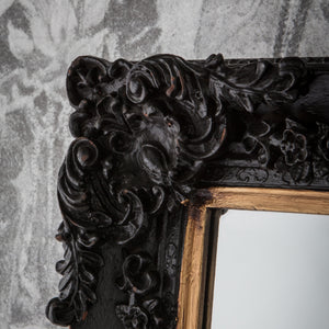 Harley Leaner Mirror Antique Black