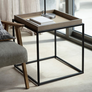 Foden Tray Side Table Grey