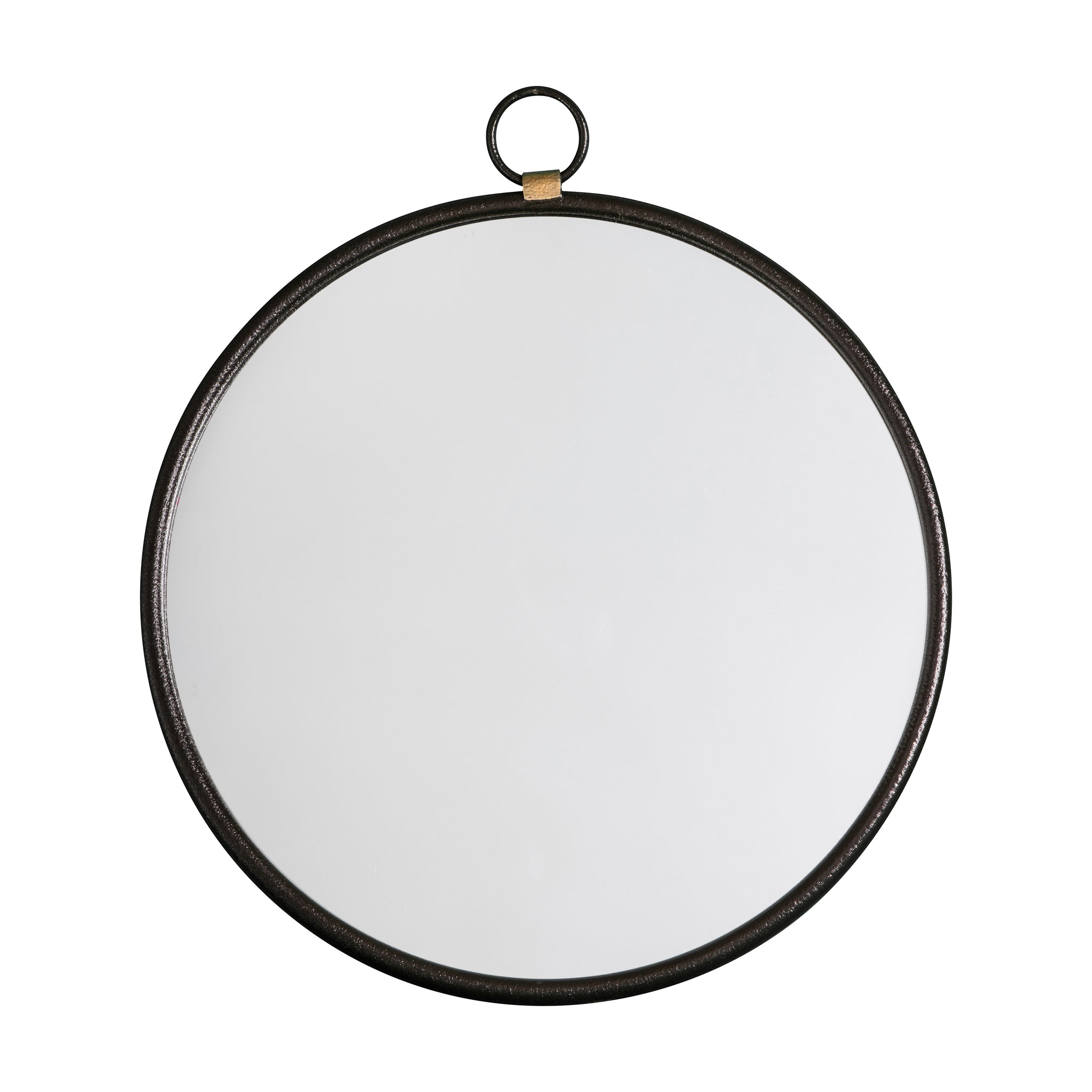 Banbury Black Round Mirror 61 x 70 cm