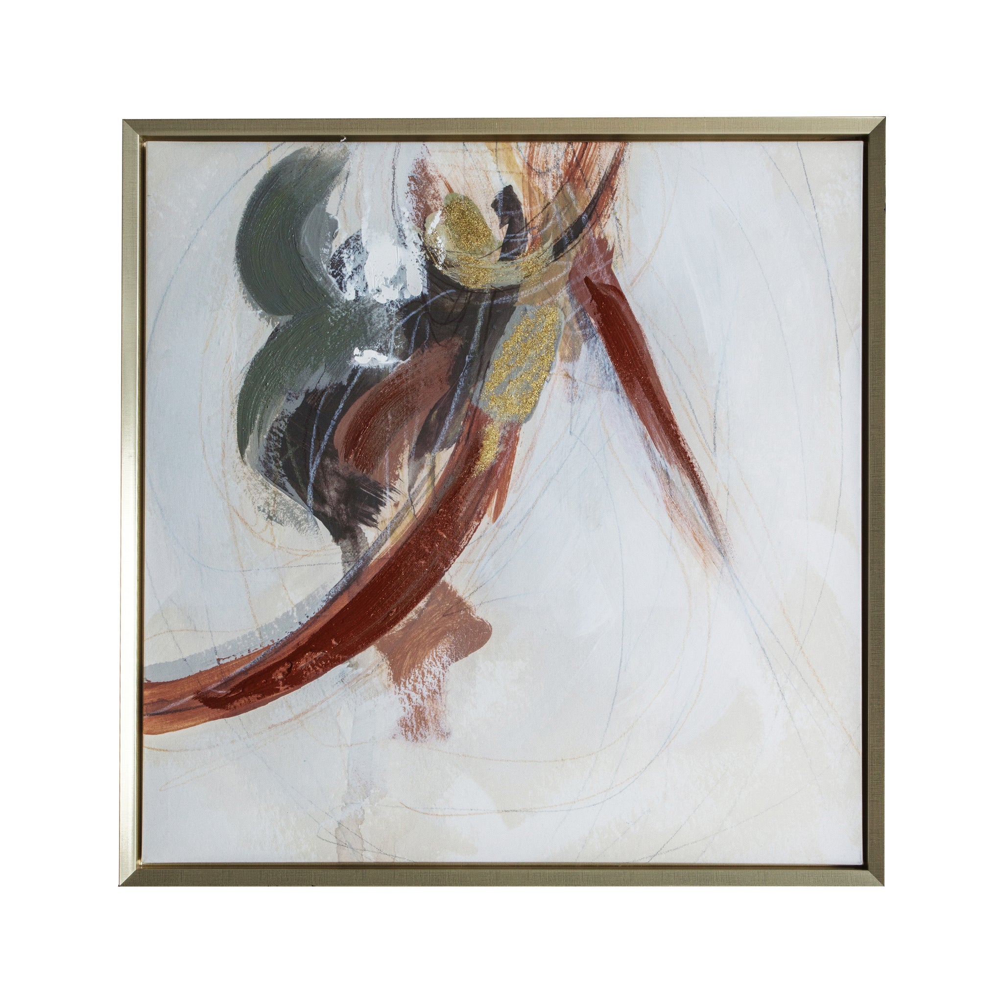 Kabu Abstract Framed Canvas